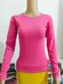 Women's and Girls' for Cotton New Stylish Short Body Full Sleeve Crop Top Blouse-Fashionable, Soft, Ribbed Fabric.