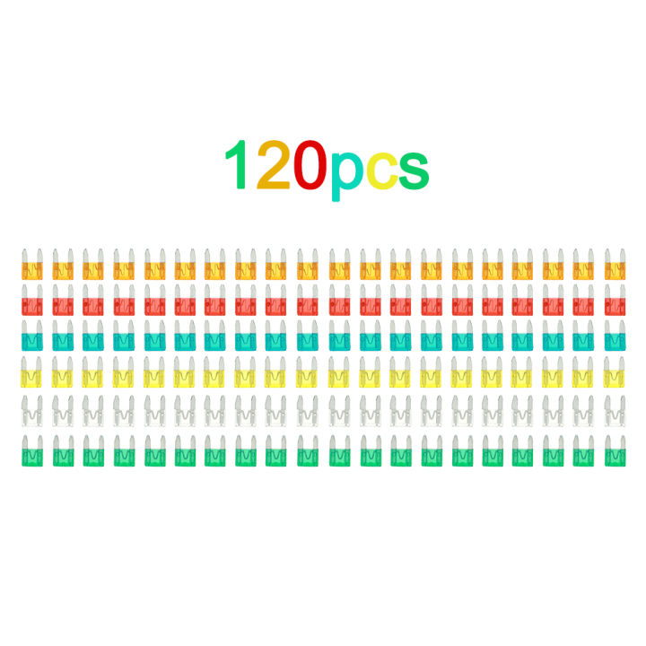 120pcs%20Mini%20Blade%20Fuses%20Auto%20Car%20Truck%20Assortment%20Fuse%20Kit%205A%2010A%2015A%2020A%2025A%2030A%20-%20Image%202