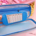 Sanrio 3d Stereoscopic Pencil Case Kawaii Hello Kitty Cinnamoroll Kuromi Storage Pen Bag Stationery Box Student School Supplies. 