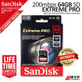【Readystock】 + FREE Shipping+ COD SANDISK Extreme Pro SD 64GB Card V30 U3 C10 UHS-I SDSDXXU-064G-GN4IN MVP CAMERA.