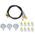 Hydraulic pressure test kit for oil light and portable.Hydraulic equipment Pressure tool.