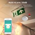 Tuya ZigBee Smart Smoke Sensor Detector Photoelectric Sensor Works With Smartlife Alexa Google Home Hub Required Smart Home.