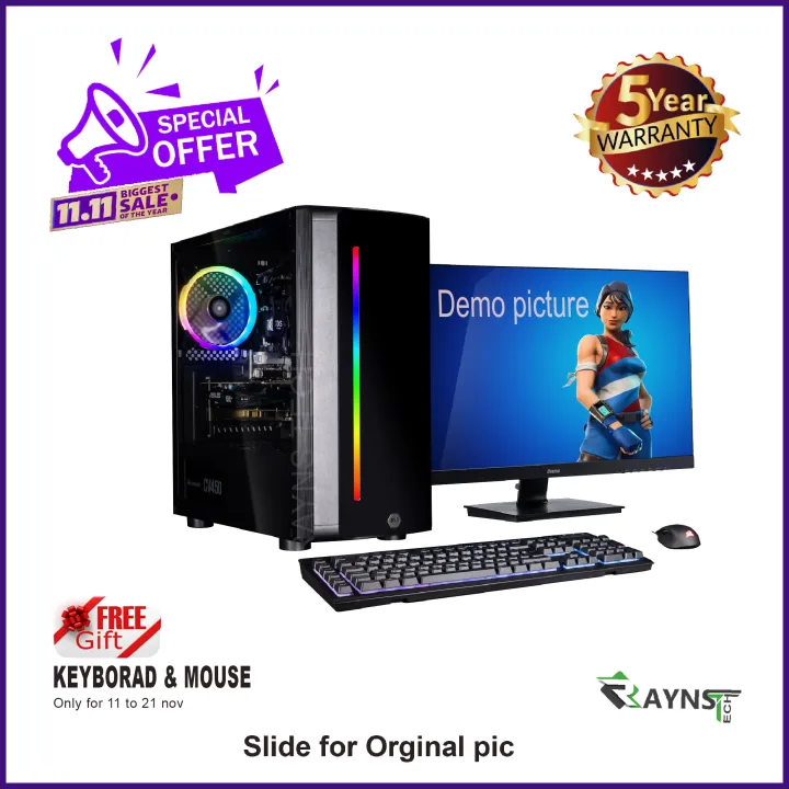 Intel%20Dual%20Core%20RAM%204GB%20HDD%20500GB%20Intel%20HD%20Graphics%20For%20All%20Regular%20Work%20And%20Monitor%2019%20Inch%20Full%20NEW%20Desktop%20Computer%20-%20Image%202