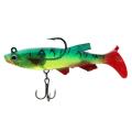 1 pc Fishing Gear Fishing Bait lead Fish 2 color 14 Grams with Single hook and three anchor hook bait bait.