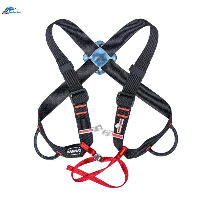 Camping Rock Climbing Harness Ascending Straps Chest Belt for Caving Survival