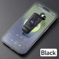 Wireless Bluetooth Headset Clip Ears In Lotus With Wire Headphone Retractable Wire Stereo Handsfree Earbuds Ear Blues For Phone.