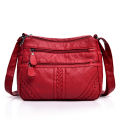 Middle-aged women's bag, mother's bag, women's store, multi-compartment, crossbody bag, large-capacity soft leather bag, cross-body business, collection wallet.