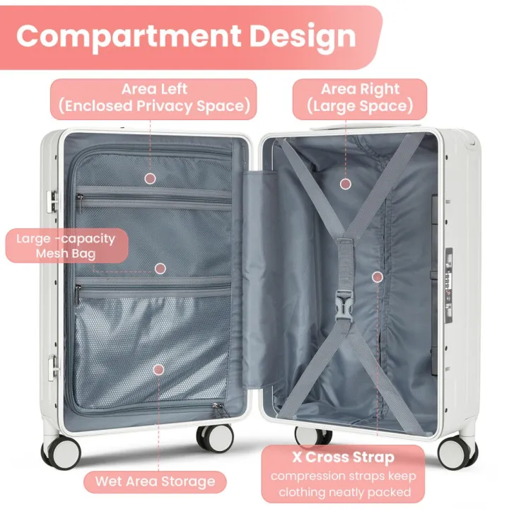 Aluminum%2020%20Inch%20Carry-on%20Luggage,%20PC%20Hard%20Shell%20Suitcase,%20Handle%20Pull%20Rod%20Luggage%20with%20360%C2%B0Double%20Wheels,%20Suitcase%20for%20Business%20-%20Image%206