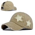 Retro Y2K Star Washed Denim Hole star Baseball cap Snapback Hats Autumn Summer fishing Hat Men Women Caps Casquette hats Gorras. 