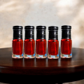 Premium 5-Pack 3ml Vampire Blood Attar - Elegant Scented Fragrance Oil, Travel Size. 