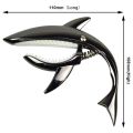 Shark Guitar Capo Zinc Alloy Capo with Pick ,Silver.