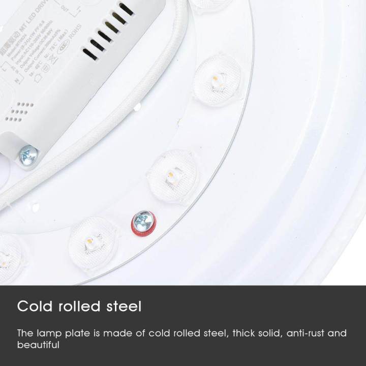 12W%20LED%20Ceiling%20Light%20Surface%20Mounted%20Flush%20Mount%20Light%20110V-240V%20Modern%20Lamp%20Bedroom%20Study%20Living%20Room%20White/Warm%20White%20-%20Image%206