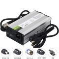 LiFePO4 Battery Charger 36V 5A 43.8V 10A Lithium Iron Phosphate Battery Smart Charger for 12S 36V Automotive Car RV Lawn Mower. 