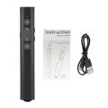 Bisofice Laser Presentation Pointer for PowerPoint PPT Clicker w/ USB/Type C Dual Head Receiver Wireless Rechargeable Clicker. 