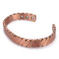 Nantii 2021 New 99.95% Pure Copper Bracelet Magnetic Vintage Health Energy Bangles Benefits Adjustable Open Cuff for Women/Men.