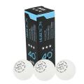 3pcs/pack 3-Star 40+ 2.7g Table Tennis Balls White Ping Pong Ball Amateur Advanced For Ping Pong Daily Training Competition.