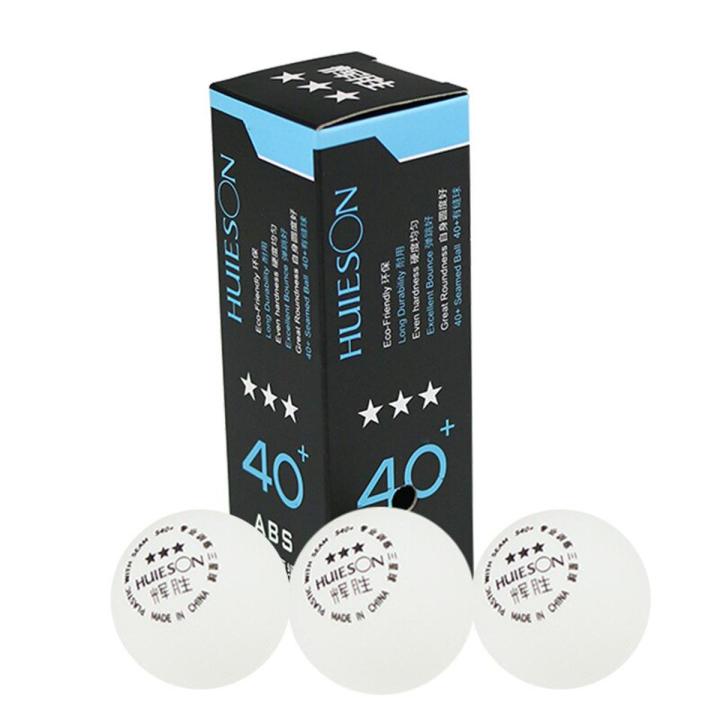3pcs/pack 3-Star 40+ 2.7g Table Tennis Balls White Ping Pong Ball Amateur Advanced For Ping Pong Daily Training Competition