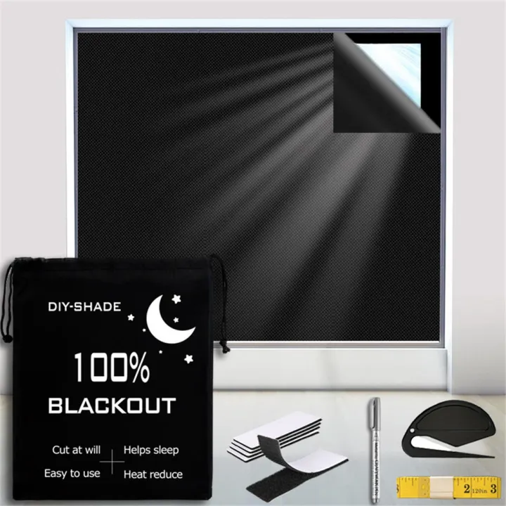 Diy%20Portable%20Curtains%20Lightweight%20Black%20Portable%20Travel%20Curtains%20Double%20Sided%20Cuttable%20Shading%20Curtains%20for%20Home%20Office%20Dormitory%20Hotel%20Outdoor%20-%20Image%202