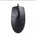 A4tech OP-720 Wired Mouse - 1200 DPI - For PC/Laptop - Black.