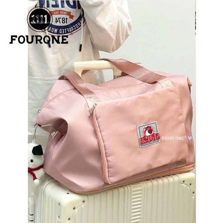 FOUR ONETravel Bag Large Capacity Women's Oversized Travel Hand-Carrying Short Travel Lightweight Student Storage Luggage Bag