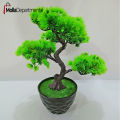 Artificial Bonsai Tree Plant with min square top Plants Indoor Artificial Greenery Bonsai Trees Office Room Desktop Decor.
