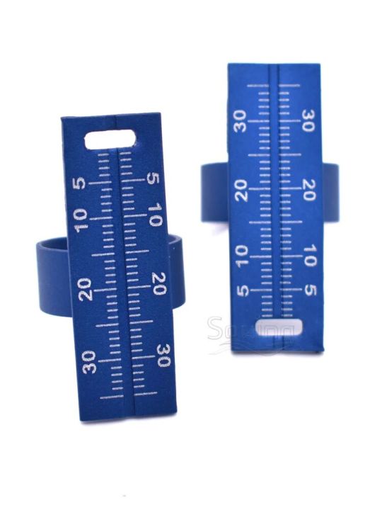 Aluminium Dental Rulers Measuring Tool Endo Finger Rulers Span Measure ...