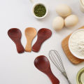 1/5Pcs Children Milk Powder Cute Coffee Spoon Solid Wood Dessert Small Teaspoon Lotus Wood Companion GiftsTableware Baby Wooden Simple Spoon. 
