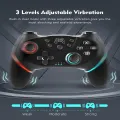 Wireless Bluetooth-Compatible Controller For NS/NS Lite/NS Oled Console Gamepad Controle For Android PC Joystick with 6-Axis. 