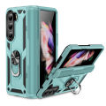 Applicable to New Samsung Z Fold 5 Sergeant Phone Case Folding Car Magnetic Suction Bracket Protective Case Drop-Resistant. 