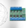 PWM MOS FET Module 4-Channel PLC Amplifier Circuit Board Driver 3-20V to 3.7-27VDC 10A. 