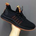 Men's Shoes 2023 New Autumn Flying Woven Shoes Running Shoes Korean Style Lightweight Comfortable Fashion Casual Shoes Men's Sneaker. 
