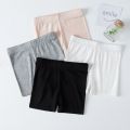 2pcs/lot Children Girls Underwear Kids Briefs Child Modert Ice Panties Solid color Flash-proof Shorts.
