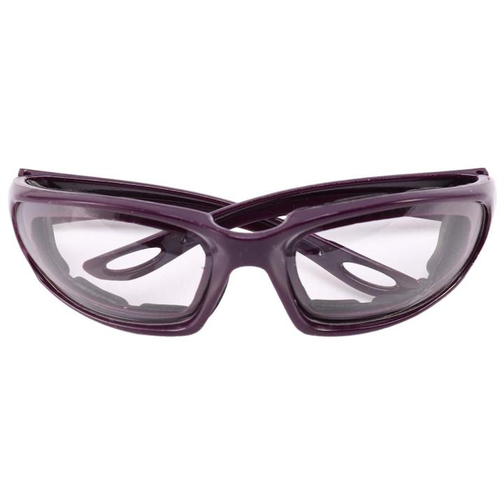 Tears Onion Chopping Goggles Glasses Eye Protector Gadget Tool Purple