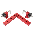 NCANRUI 3 Pieces of 100Mm Woodworking Right-Angle Fixture Right-Angle Fixing Clamp L-Shaped Auxiliary Fixture. 