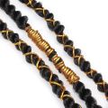 Dreadlock Braids Hair Accessories Silver Gold Braiding Hair Deco Styling Shimmer Stretchable African Braid Braided Elastic Cord.