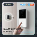 MOES Tuya 1080P Smart WiFi Video Doorbell Camera Wireless 2-Way Audio Intercom Night Vision with 64 GB SD Card，Home Security. 