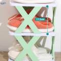 Folding Shoe Rack Multi Tiers Durable Portable Vertical Shoe Closet Shoe Stand for Bathroom. 