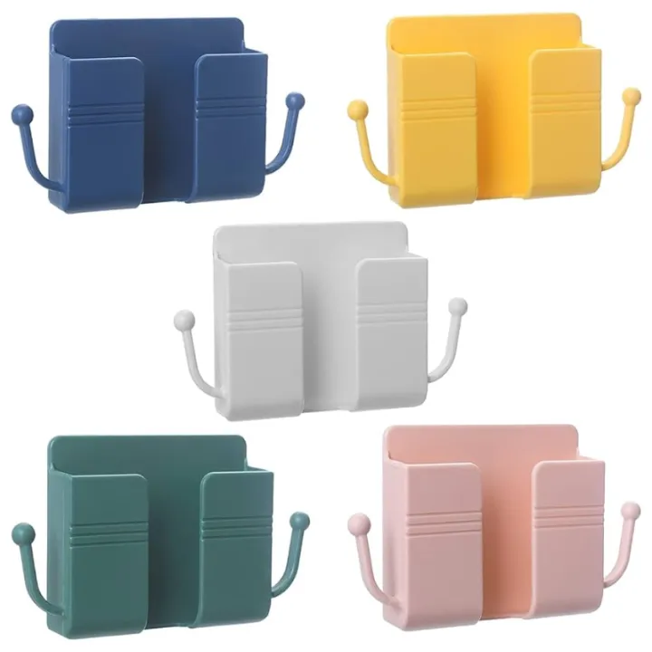 1Pcs%20Multifunction%20Punch%20Free%20Wall%20Mounted%20Storage%20Box%20Organizer%20TV%20Remote%20Control%20Mounted%20Mobile%20Phone%20Plug%20Charging%20Holder%20-%20Image%204