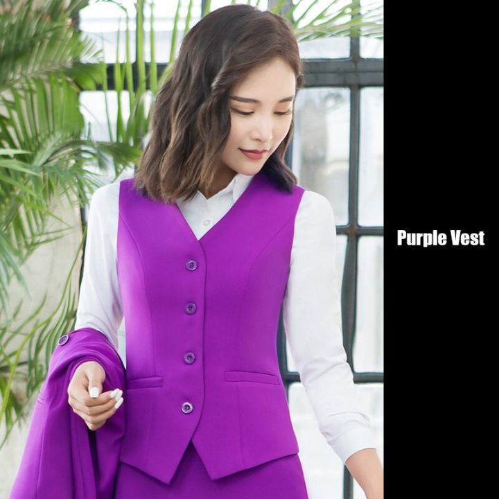 Slim%20Short%20Career%20Formal%20Women's%20Vest%20Black%20Gray%20Red%20Gilet%20Femme%20Waistcoat%20Sleeveless%20Jacket%20Office%20Lady%20Waistcoat%20Work%20Wear%205XL%20-%20Image%208