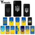 【Solo Yolo】Yinuoda Ukraine flag TPU soft high quality phone case for Apple iPhone 8 7 6 6s Plus X XS Max 5 5S se XR 11 11pro Max cover.