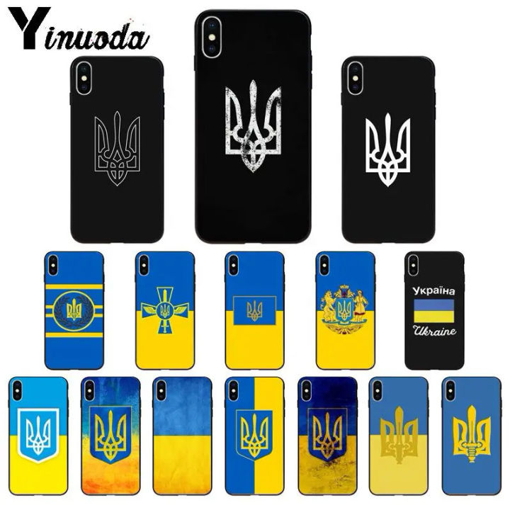 【Solo Yolo】Yinuoda Ukraine flag TPU soft high quality phone case for Apple iPhone 8 7 6 6s Plus X XS Max 5 5S se XR 11 11pro Max cover