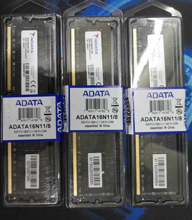Adata%208Gb%20Ram%20Ddr3%201600%20Mhz%20For%20Desktop%20-%20Upgrade%20Your%20Desktop'S%20Memory%20For%20Improved%20Performance%20WITH%202%20year%20warranty%20-%20Image%202