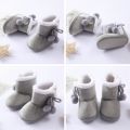 Baby Boy Baby Winter Baby Warm Boots Fluffy Flock Snow Skates Toddlers Newborn Snow Boots Women's First Walking Shoes.