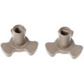 FORIDE 4X Microwave Turntable Coupler Microwave Oven Turntable Roller Guide Support Glass Tray Drive Coupling Replacement Parts. 