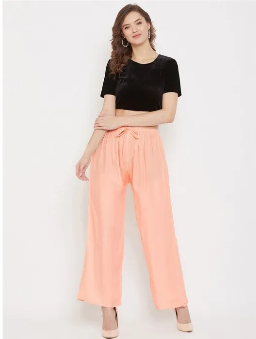 Comfort%20Regular%20wear%20plazo,%20cotton%20and%20Linen%20Mix%20stretchable%20palazzo%20for%20Girls%20-%20Image%208