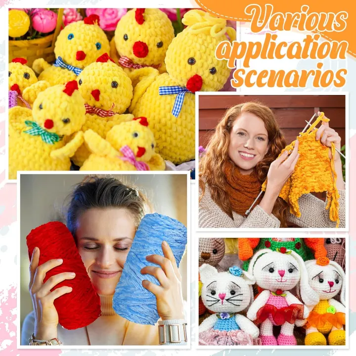 KGS%20100%25%20CHINA%20Microfiber%20Chenille%20CHINA%20Velvet%20Yarn%20%7C%20100%20gm%20%7C%20Crocheting%20and%20Knitting%20Chenille%20Velvet%20Yarn%20%7C%20Hook%20Size%204.0%20mm-5.0mm%20-%20Image%202