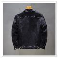 Spring Autumn Men's Classic Black Slim Casual Denim Jacket Washed Black Jeans Jacket Hip-Hop Streetwear Coats Clothes M-4XL Male.