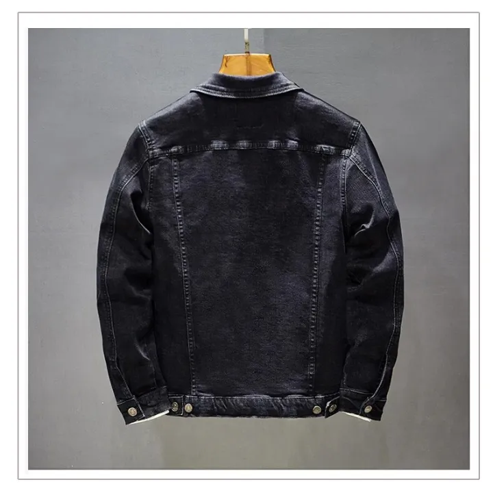 Spring%20Autumn%20Men's%20Classic%20Black%20Slim%20Casual%20Denim%20Jacket%20Washed%20Black%20Jeans%20Jacket%20Hip-Hop%20Streetwear%20Coats%20Clothes%20M-4XL%20Male%20-%20Image%204