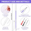 4 Pieces Heat Erasable Fabric Marking Pens Heat Erase Pens with 48 Refills for Quilting Sewing and Dressmaking. 