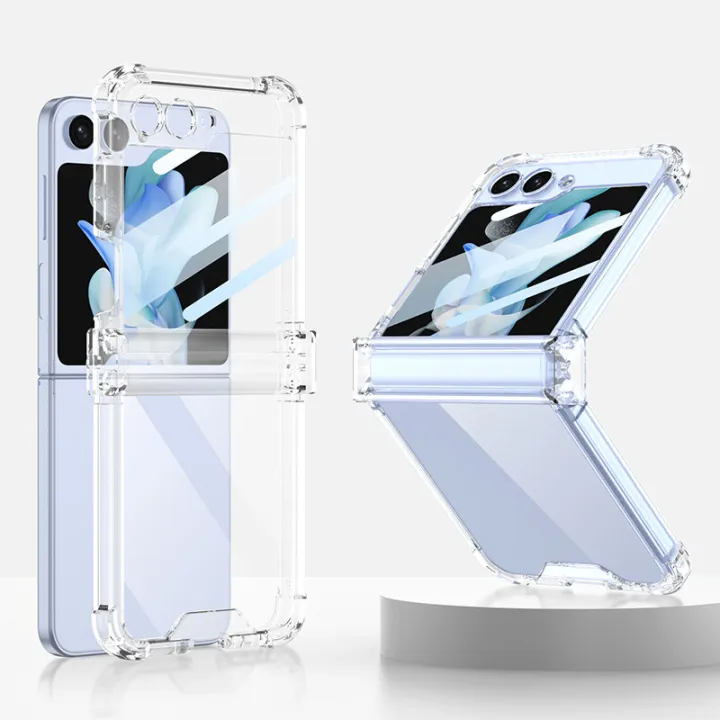 %E3%80%90Hot%20item%E3%80%91%20HODON%20Full%20Protective%20Hinge%20Phone%20Cases%20For%20Galaxy%20Z%20Filp%207%20Z%20Flip6%20Z%20Flip%205%205G%20ZFlip%204%20ZFlip3%20Fllip5%20Case%20Colorful%20Transparent%20Shockproof%20Hard%20Back%20Cover%20-%20Image%204